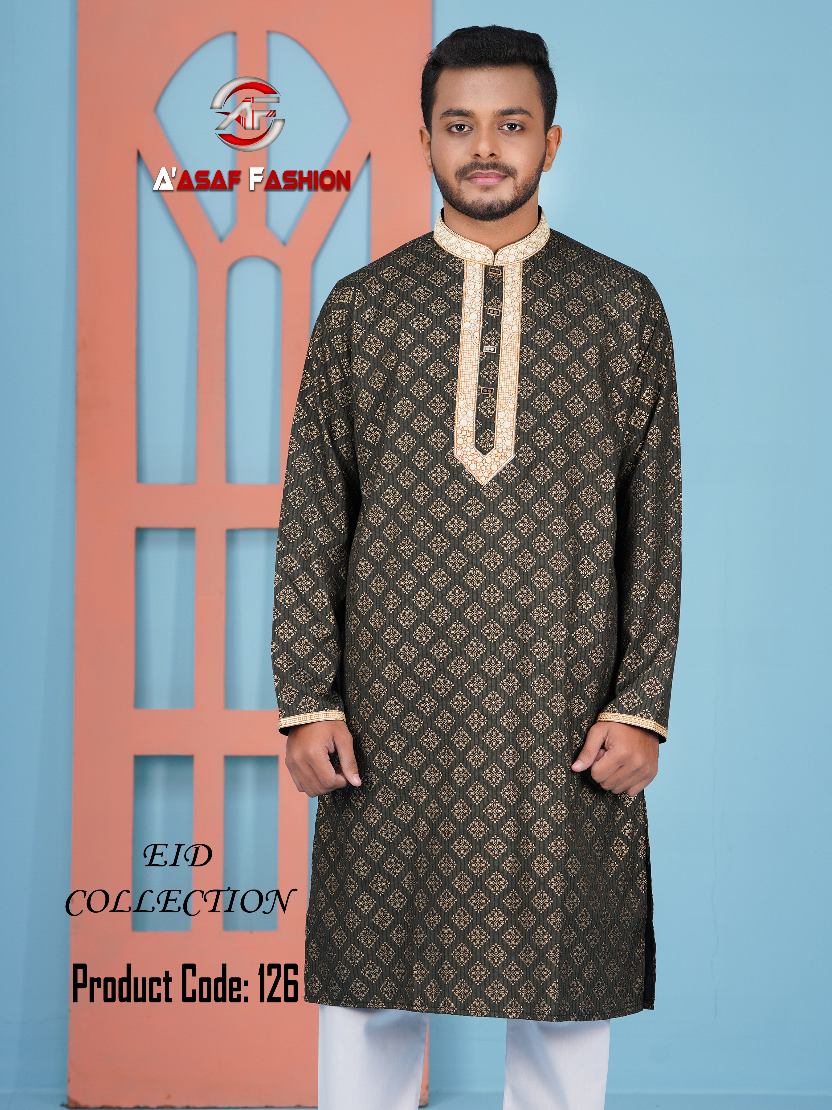 Premium Print Panjabi (CODE-126)