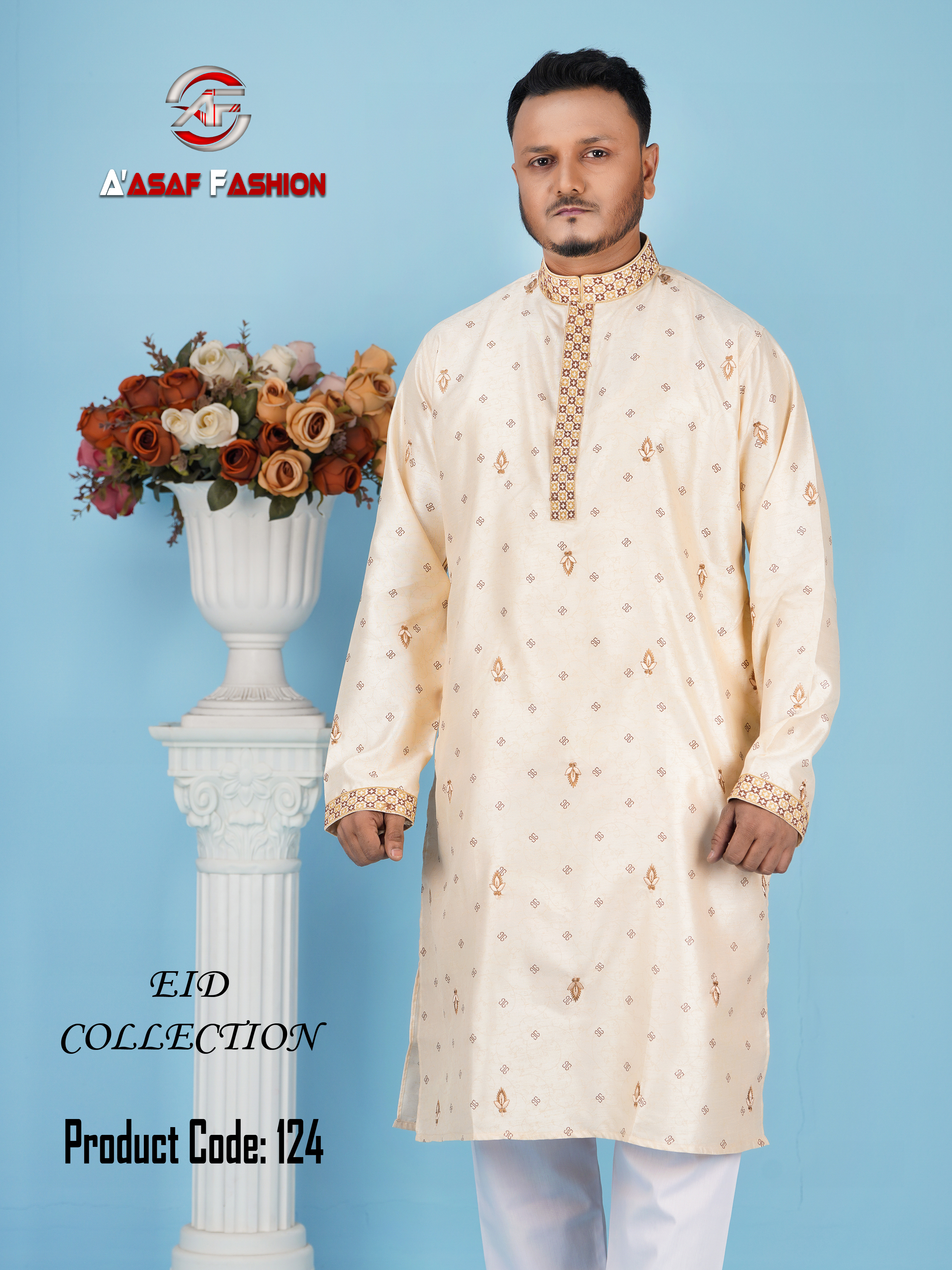 Elite Silk Panjabi (CODE-124)