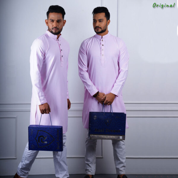 Pink Panjabi For Men